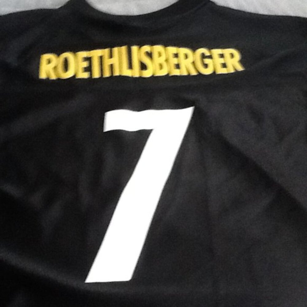 NFL Team Apparel steeler #7 jersey, boys size xl